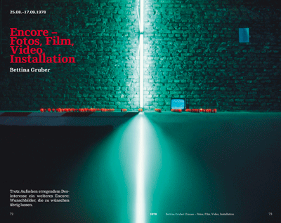 Bettina Gruber: Encore