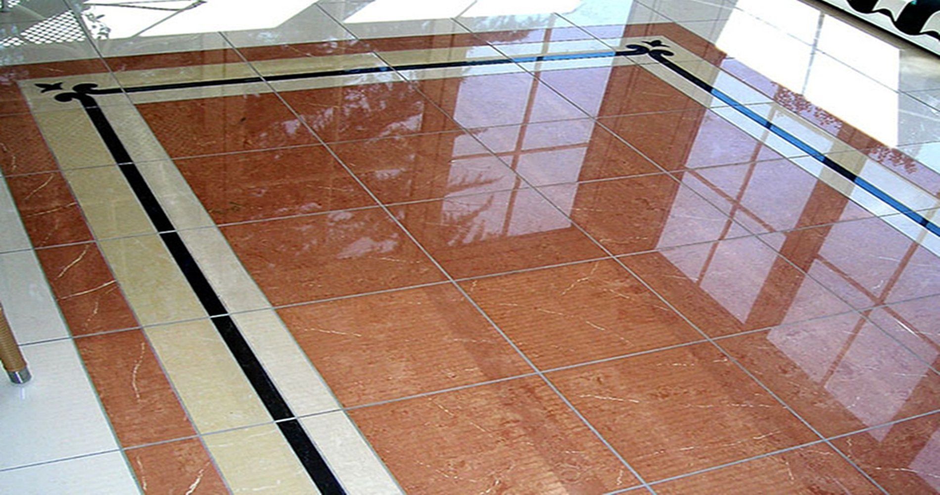 Repräsentative Bodenverlegung