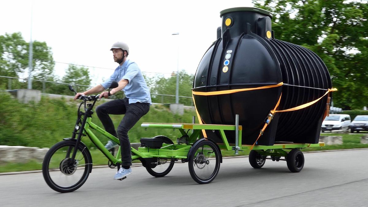 Radkutsche Musketier Sattelschlepper Velofracht