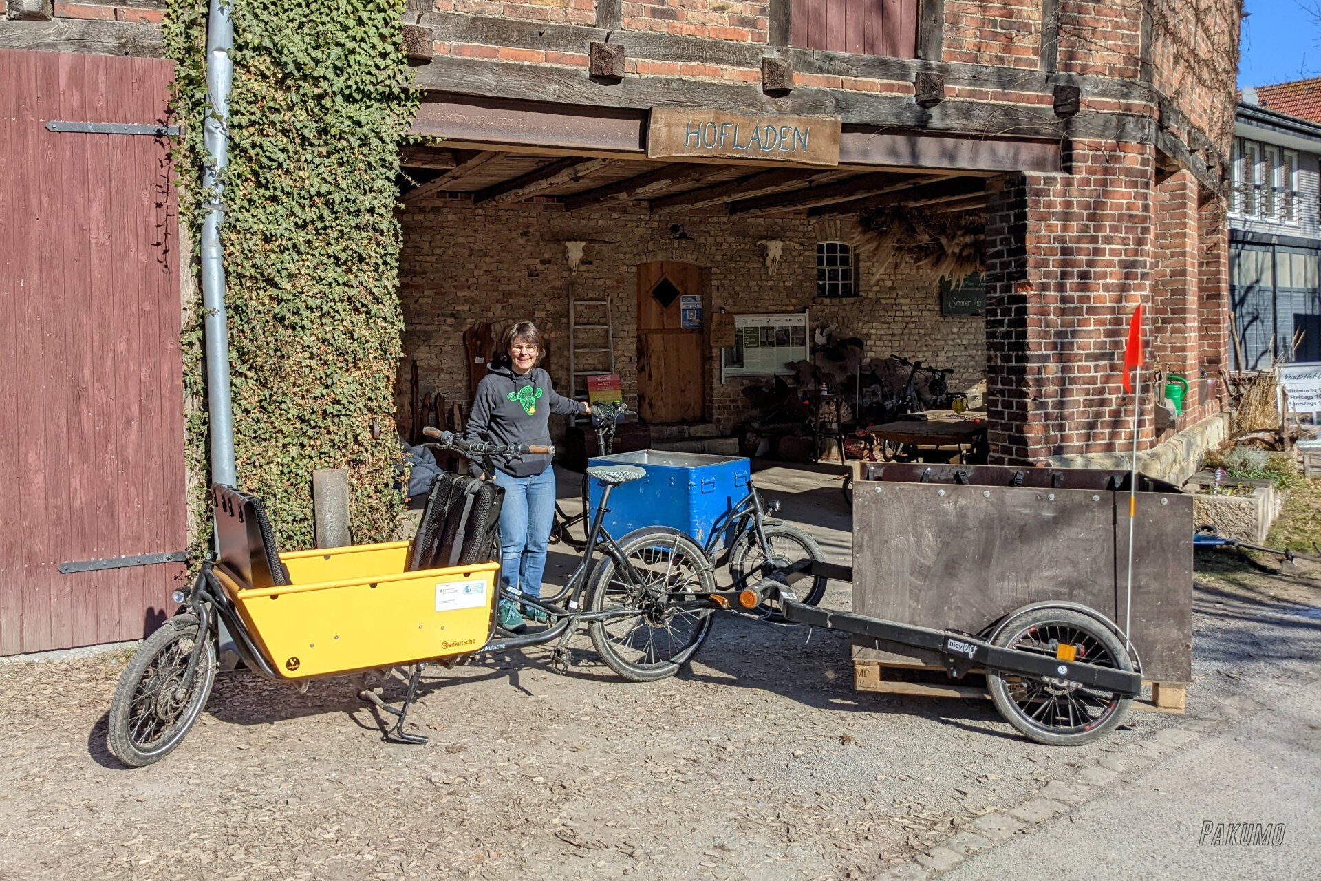 Lastenrad Radkutsche Rapid Bio-Hof Pakumo
