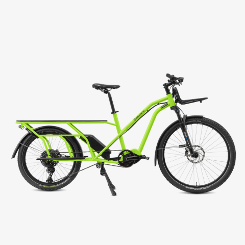 Cargobike mit großem Gepäckträger