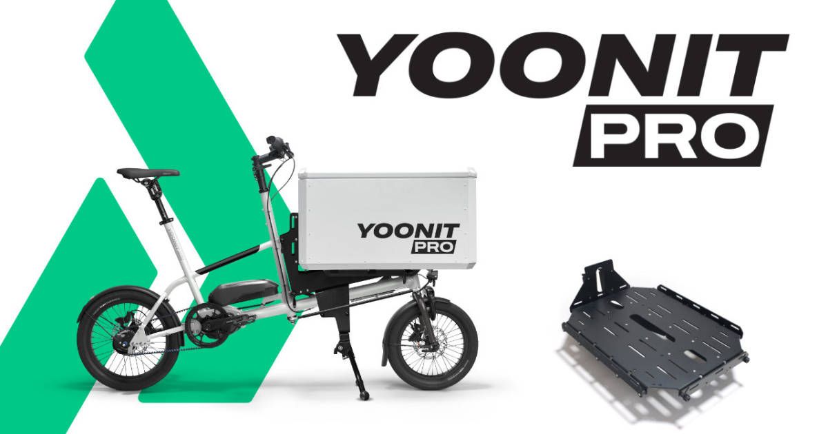 YOONIT PRO Mini E-Cargobike 80 kg Front-Zuladung YOONIT PRO - Mini E-Cargobike und Multitool für Gewerbe & Profis!