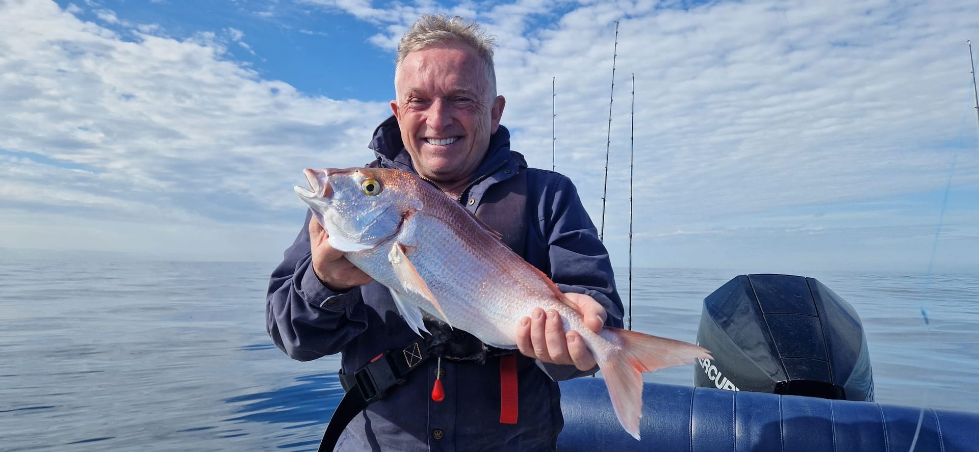 Gros pageot pêche en mer