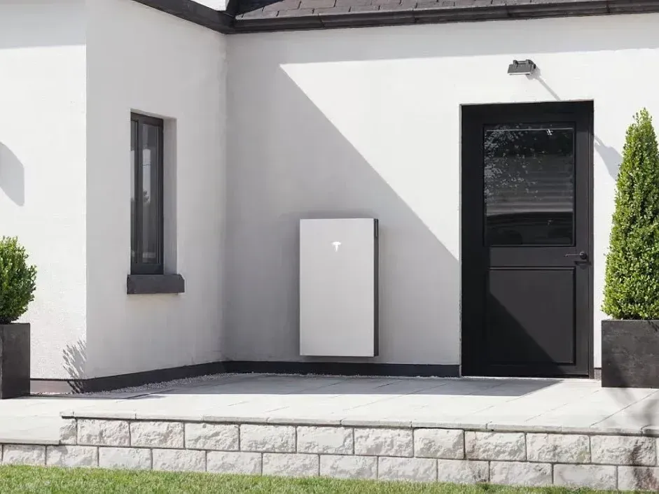 Solar panels on shared housing roof