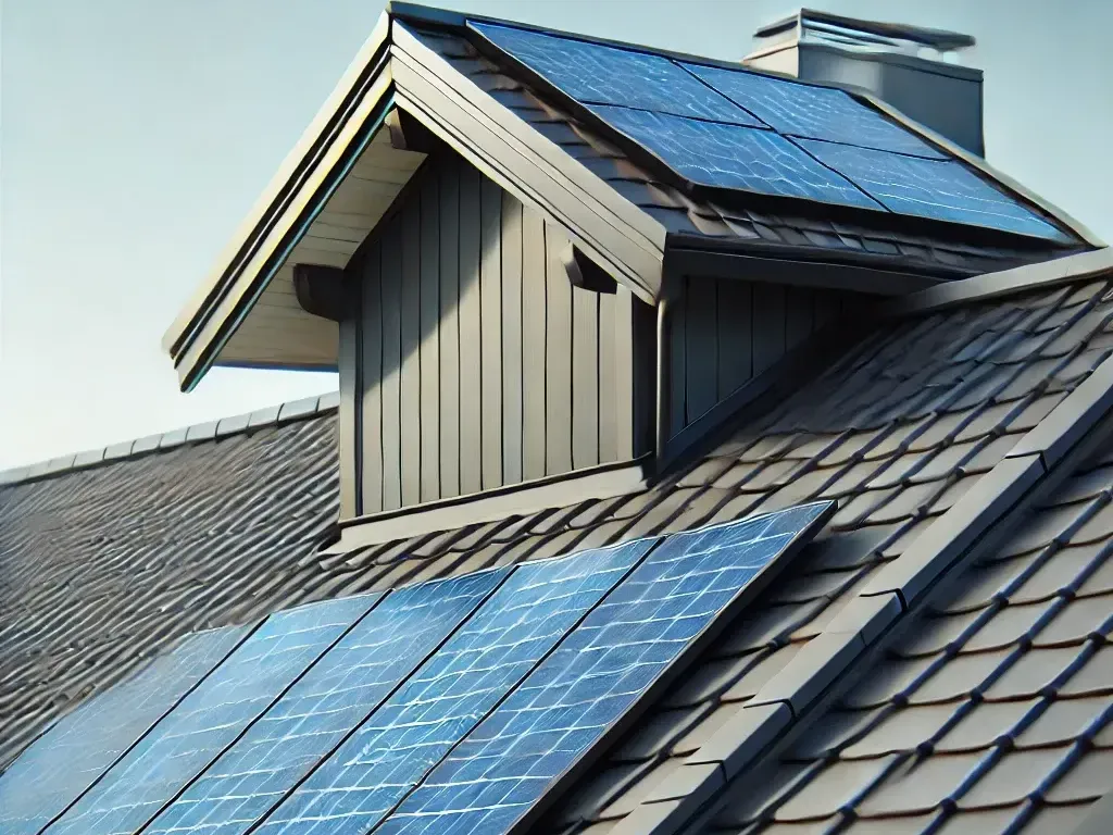 completed solar panel installation on bedford home