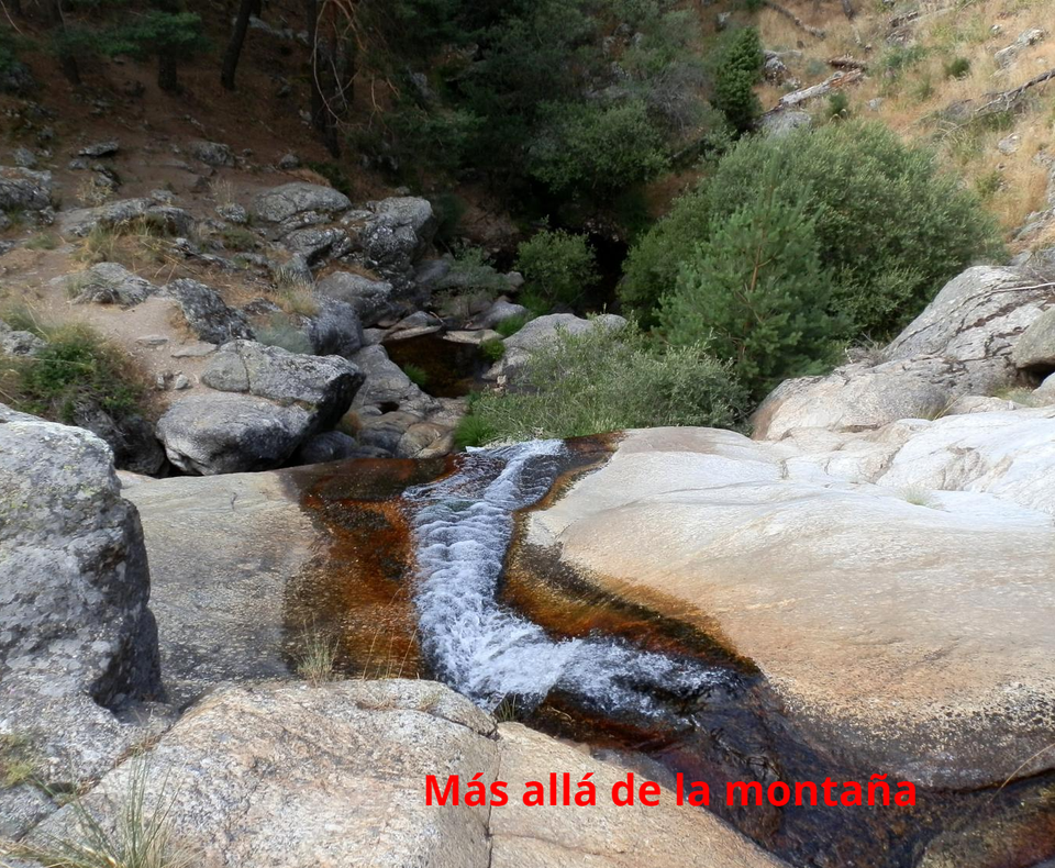 Desde arriba de la Chorrera del Hornillo