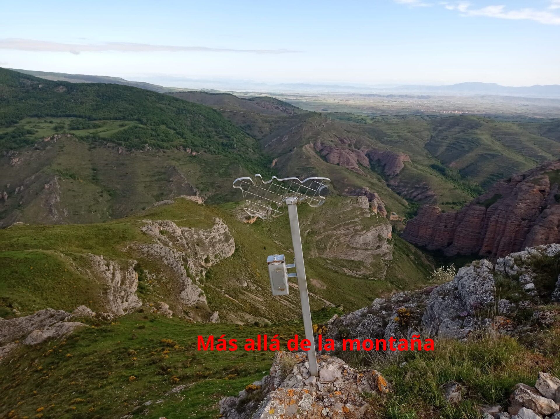 cima del cerro de peñalba en La Rioja