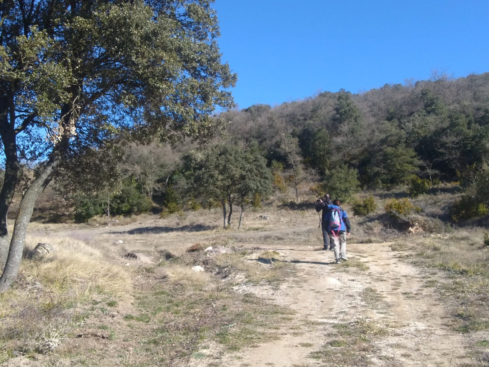 collado donde nos desviamos hacia la derecha para ir al Peñalrayo
