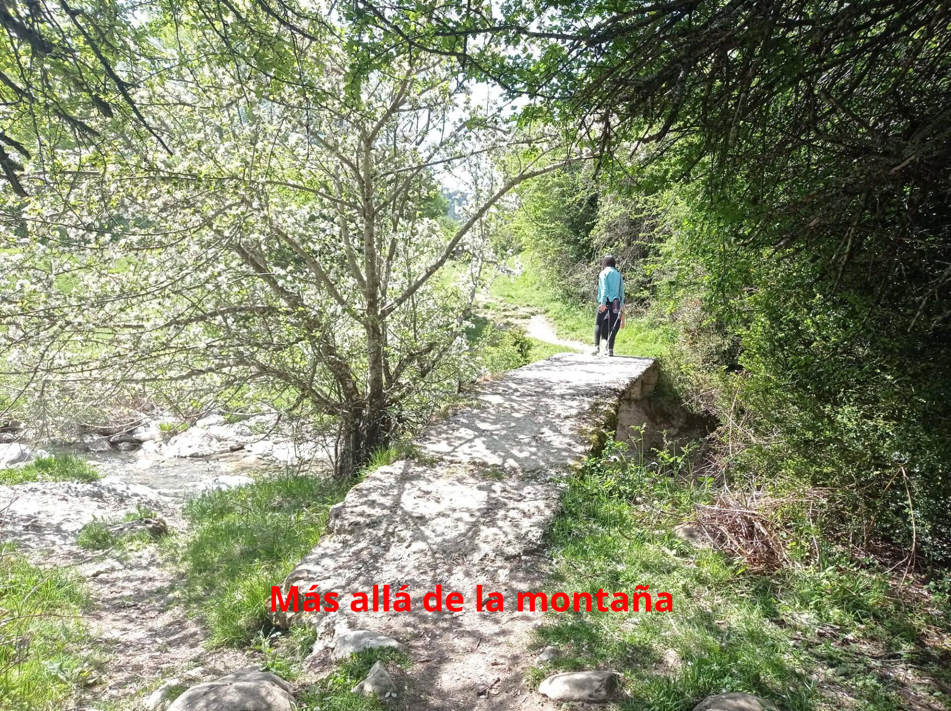 El sendero se encuentra muy bien señalizado, por lo que no hay pérdida. Avanzamos por el sendero hasta llegar a unas bordas y un poco más adelante cruzaremos un bonito puente.