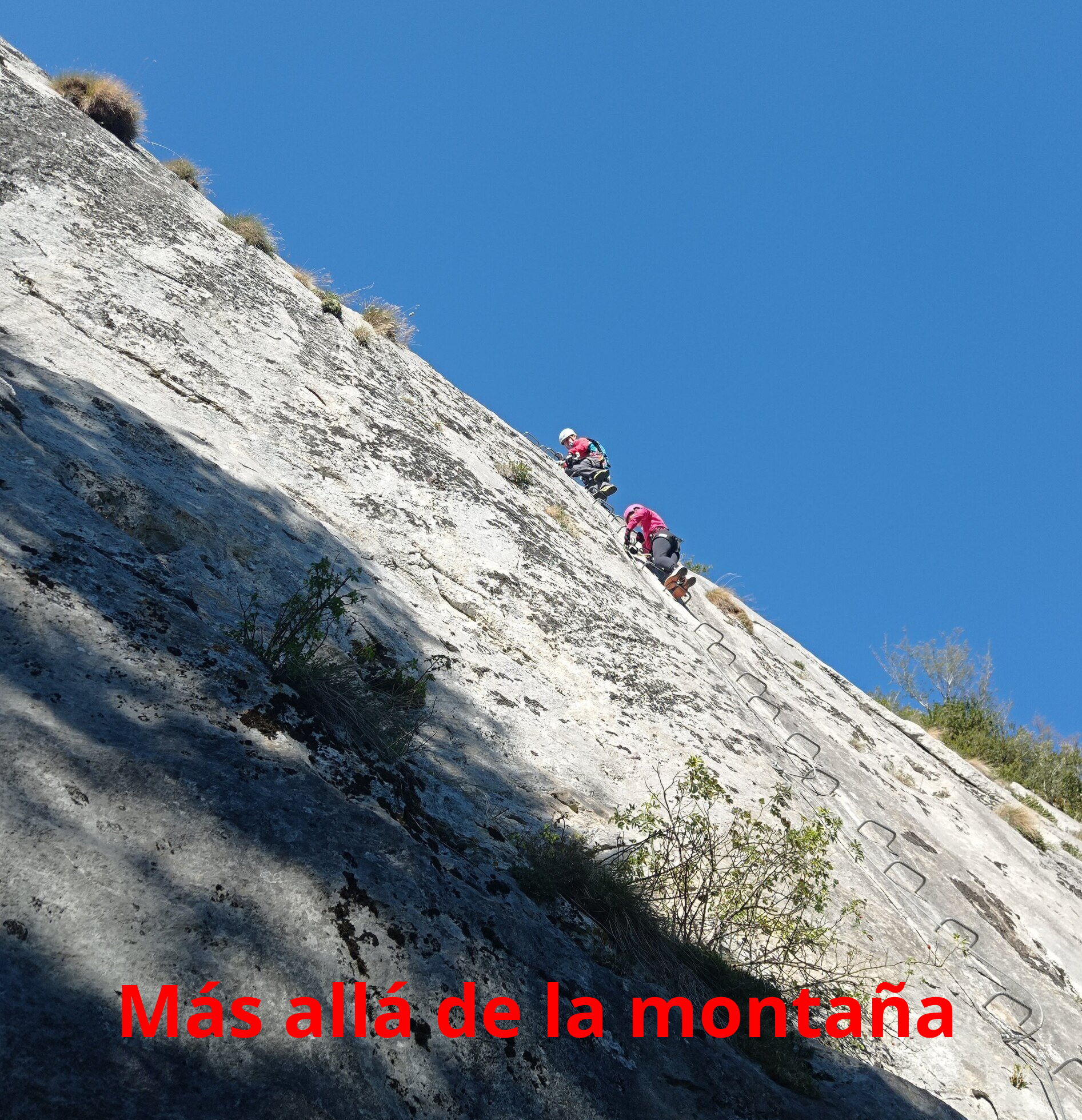 zona más vertical de la ruta