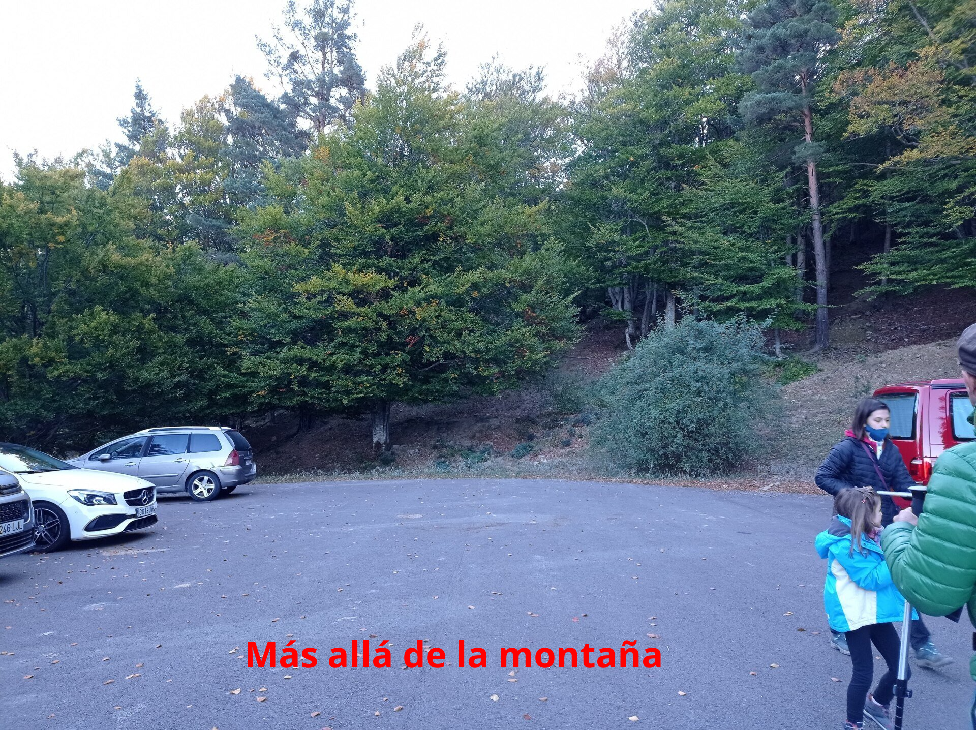 parking del refugio de Gabardito