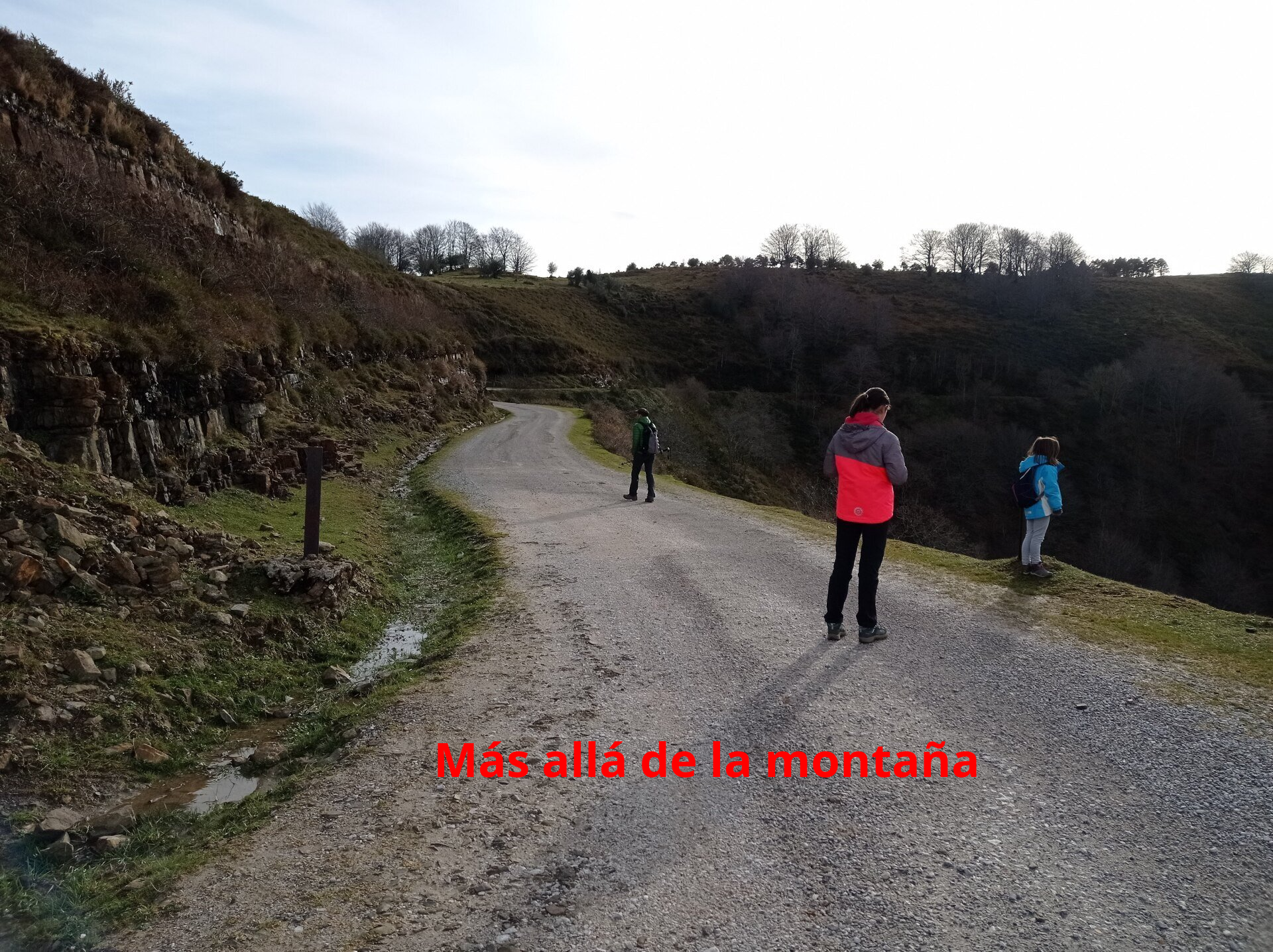 pista forestal que nos lleva al refugio el Tornillo