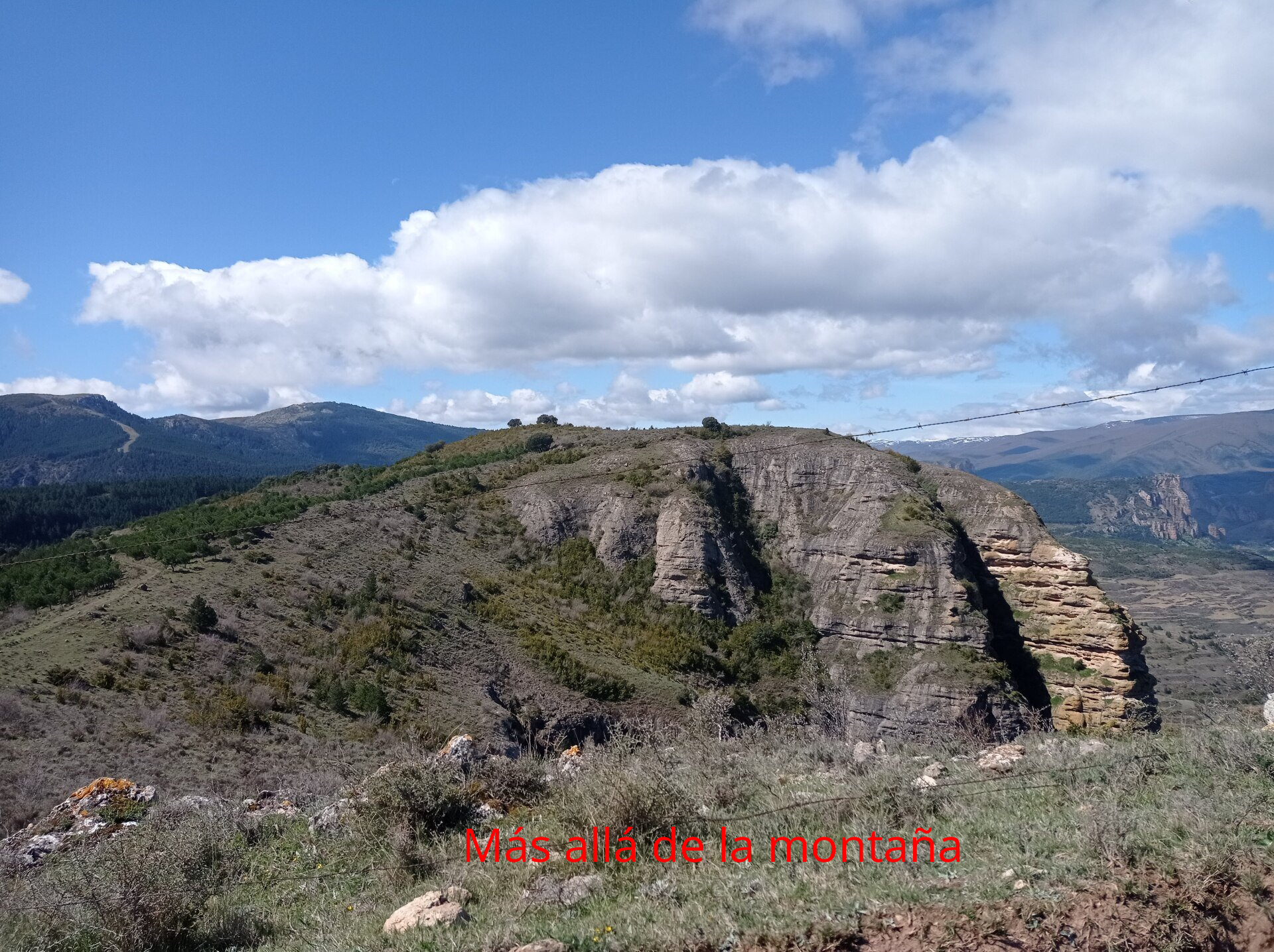 el Collado de la Puerta con vista a Peña Soto