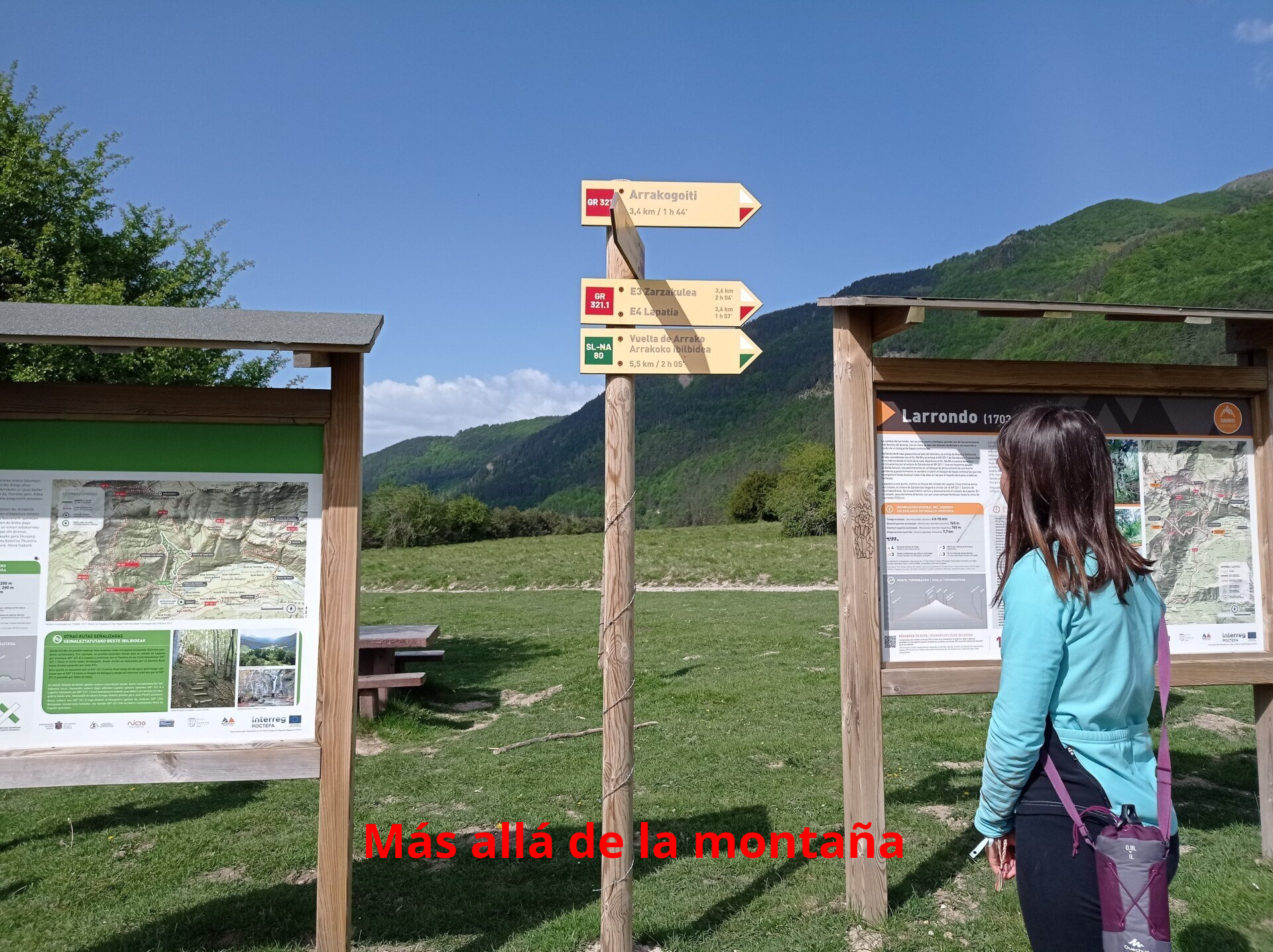 ruta a la cascada de Arrako