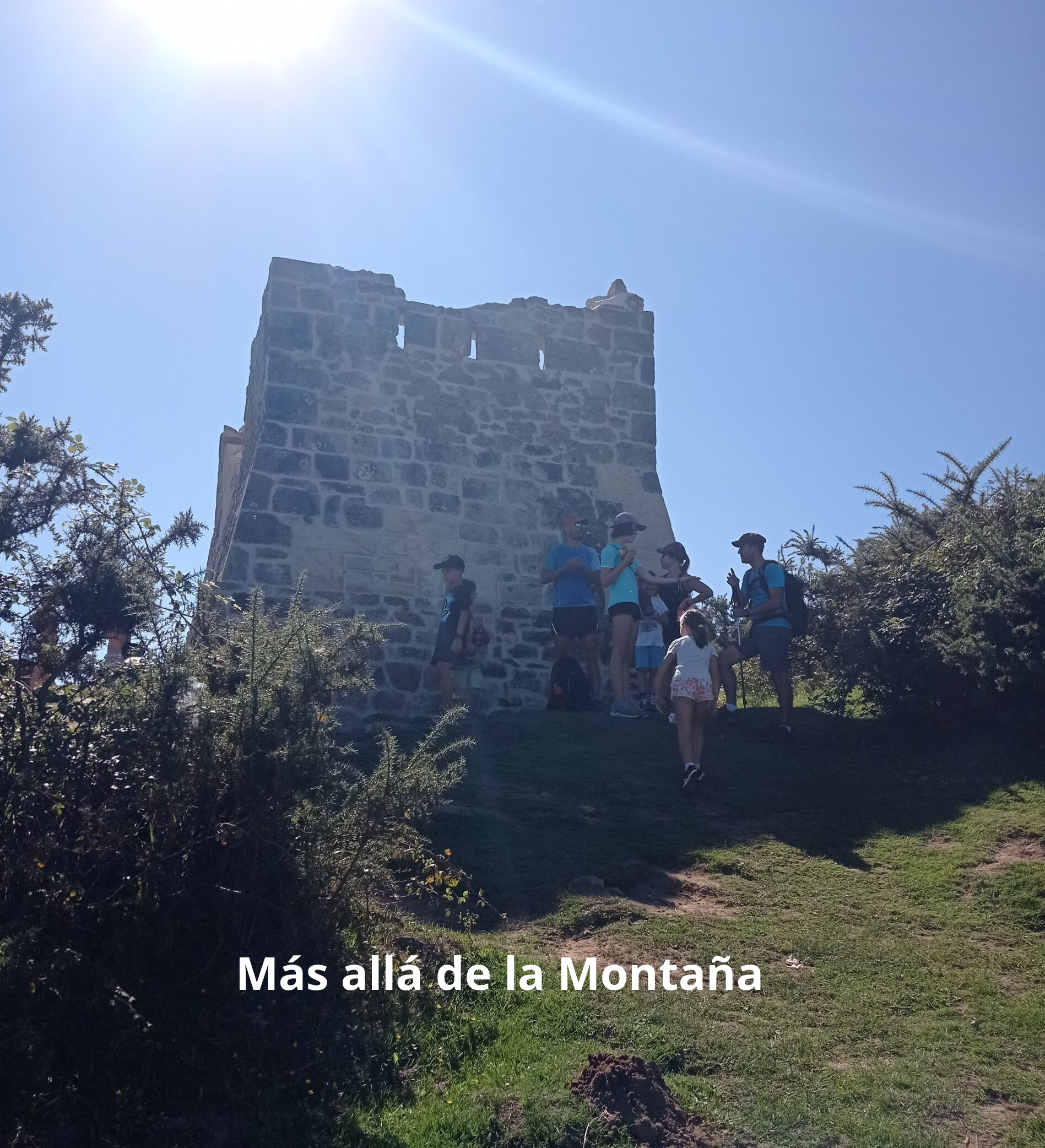 Torre Erramuzko, uno de los cinco torreones construidos para vigilancia del fuerte San Enrique durante la guerra carlista