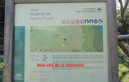ruta del SENDERO GARGANTA DE PUERTO OSCURO