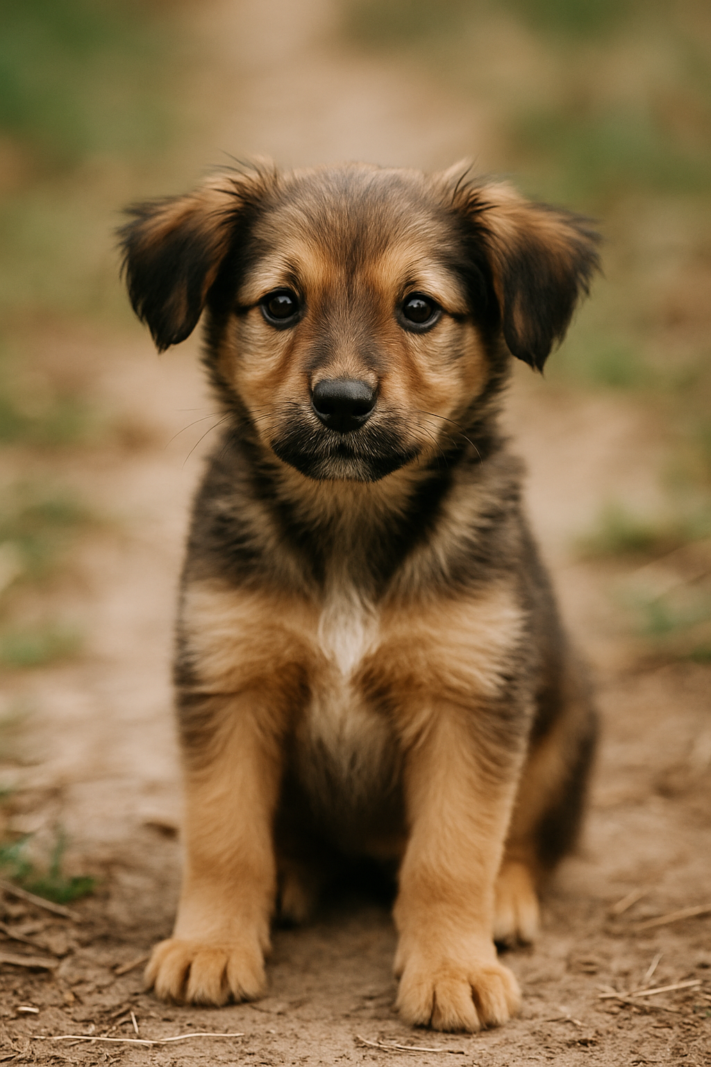 Mischlingwelpe aus dem Tierschutz