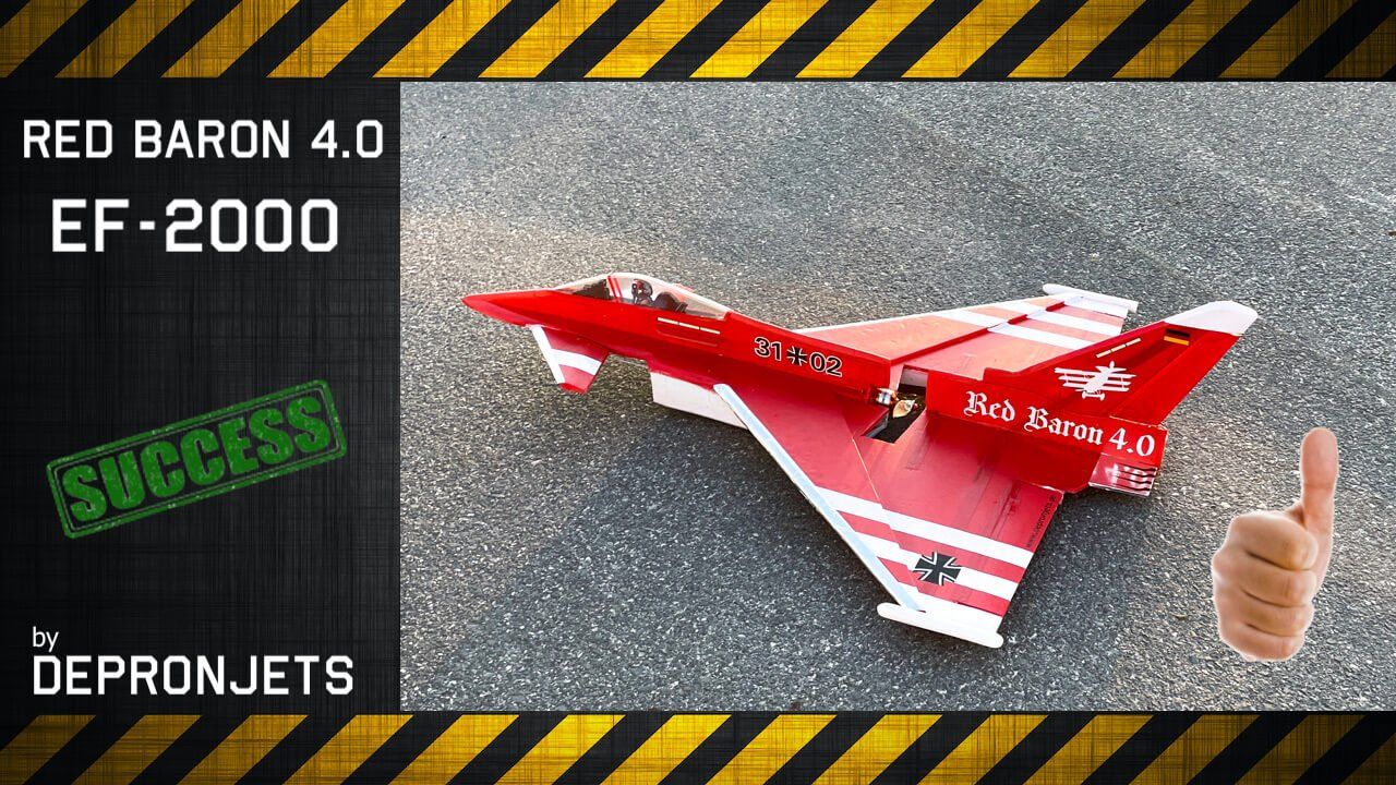 Thumbnail des Eurofighter Red Baron fuer YouTube