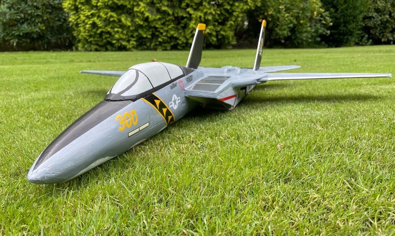 F14 Tomcat-Modell aus Depron