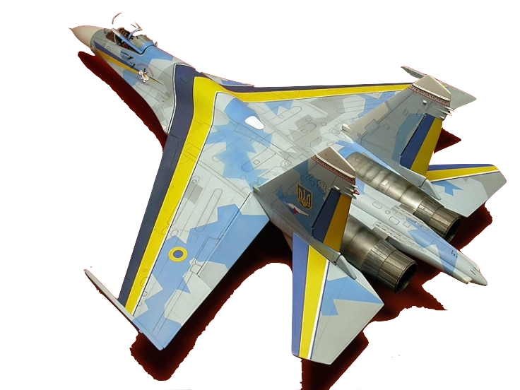 SU-27 der ehem. ukrainischen Kunstflugstaffel