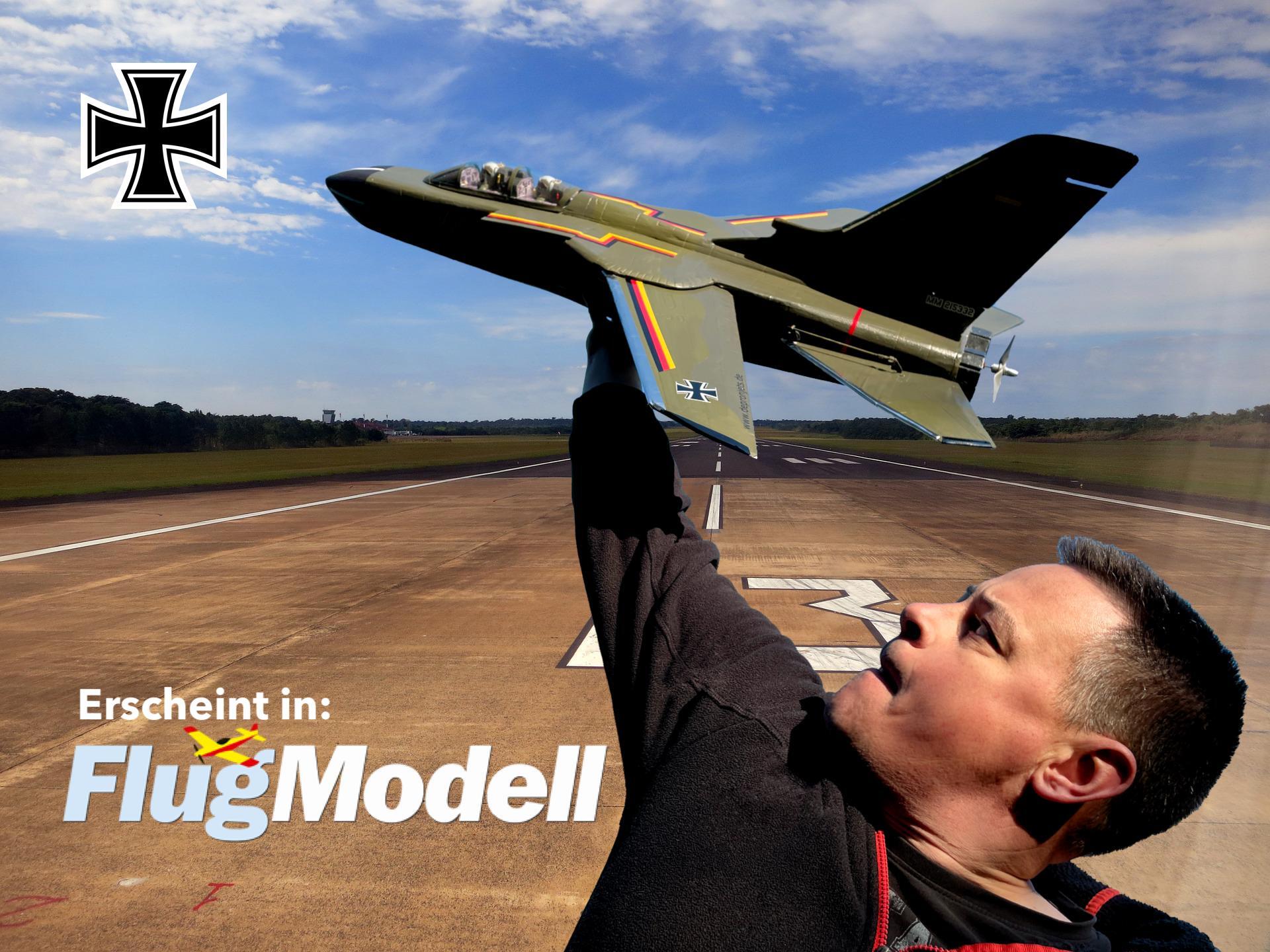 Eine kleine Fotomontage. Tornado als Kanaltrailer