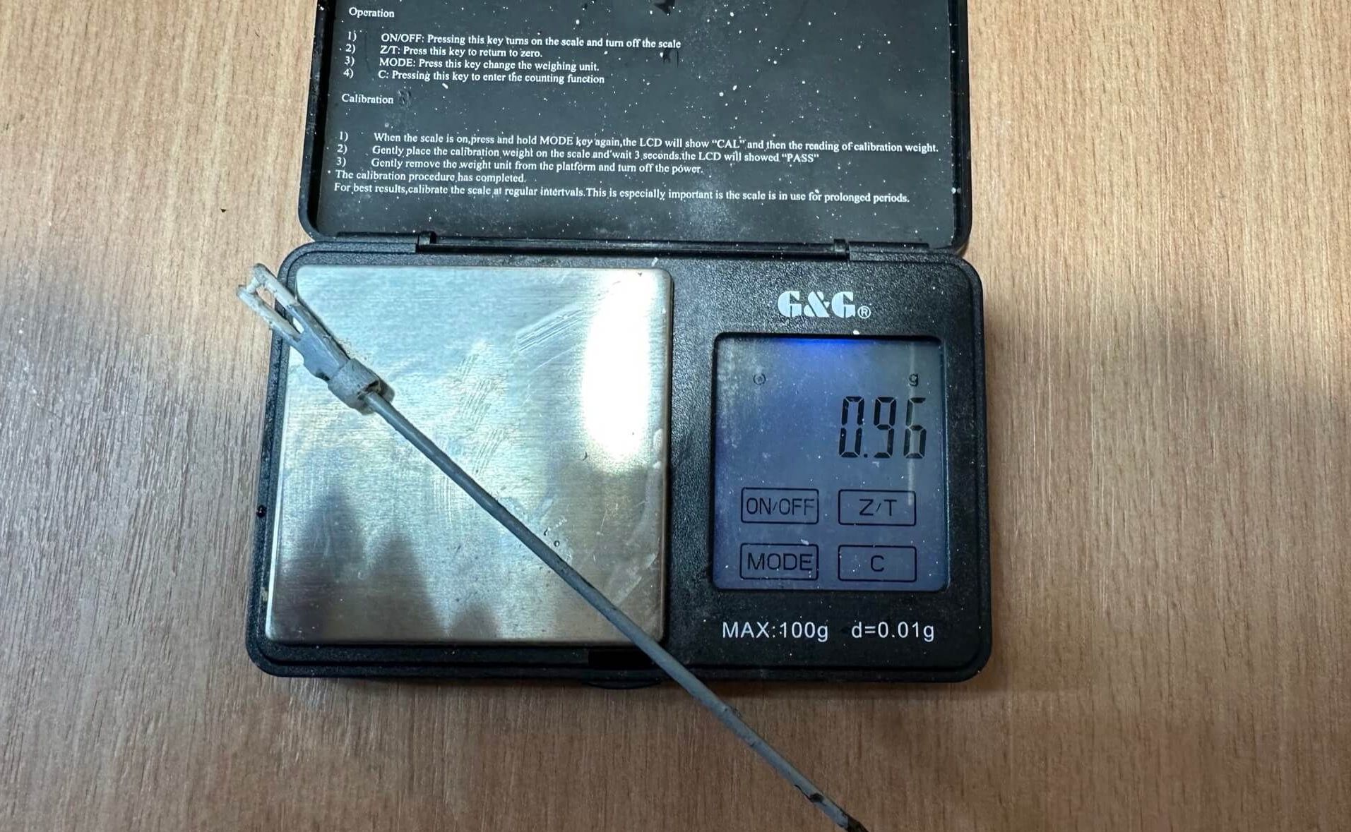 Gut, es ist nicht viel... Auswiegen der Anschlussgestänge