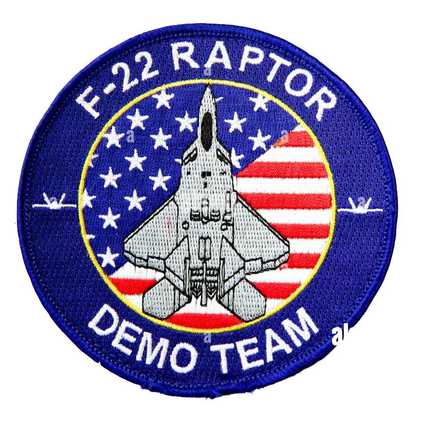 F-22 Logo oder Patch für eine Depronjet mit Schubvektorsteuerung.