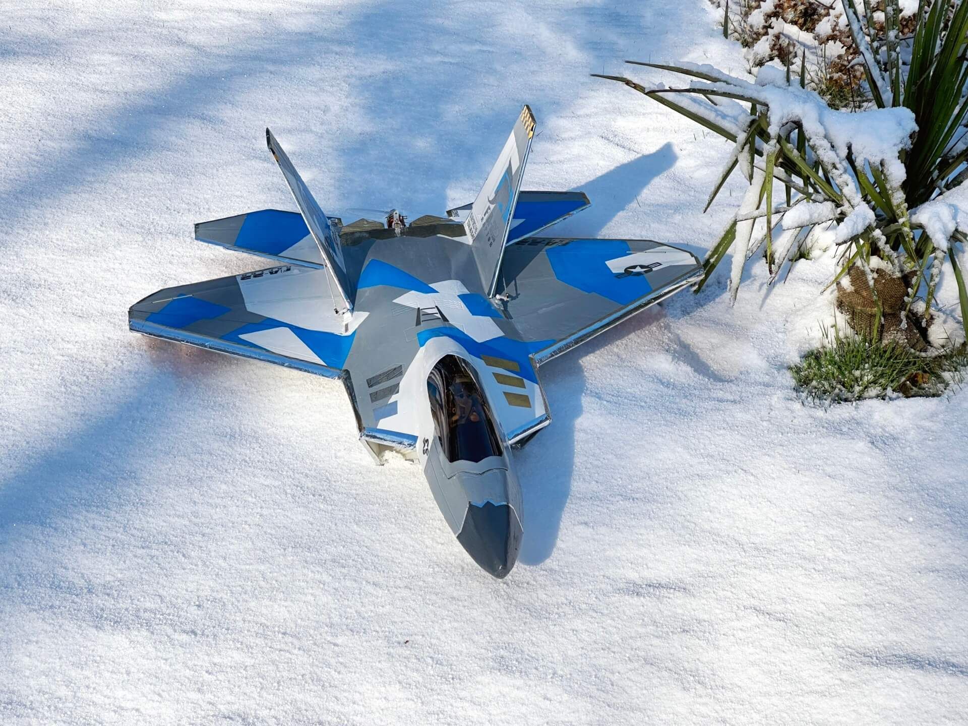 F-22 im Schnee