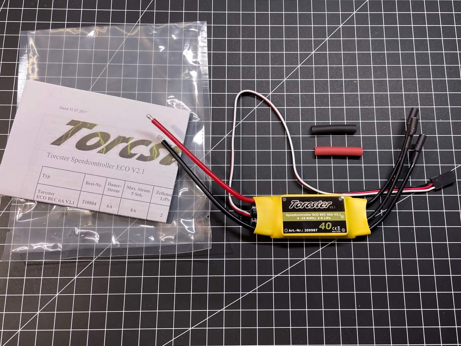 Torcster Motoren sind die Referenz. Problem bisher: KEINE Torcster Regler von Natterer Modellbau