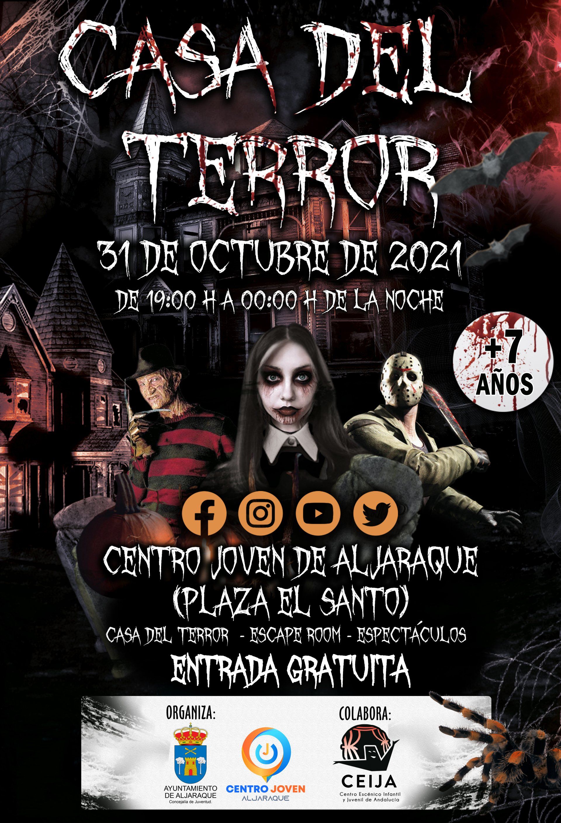 Cartel provisional 'Hotel Infeliz Navidad'