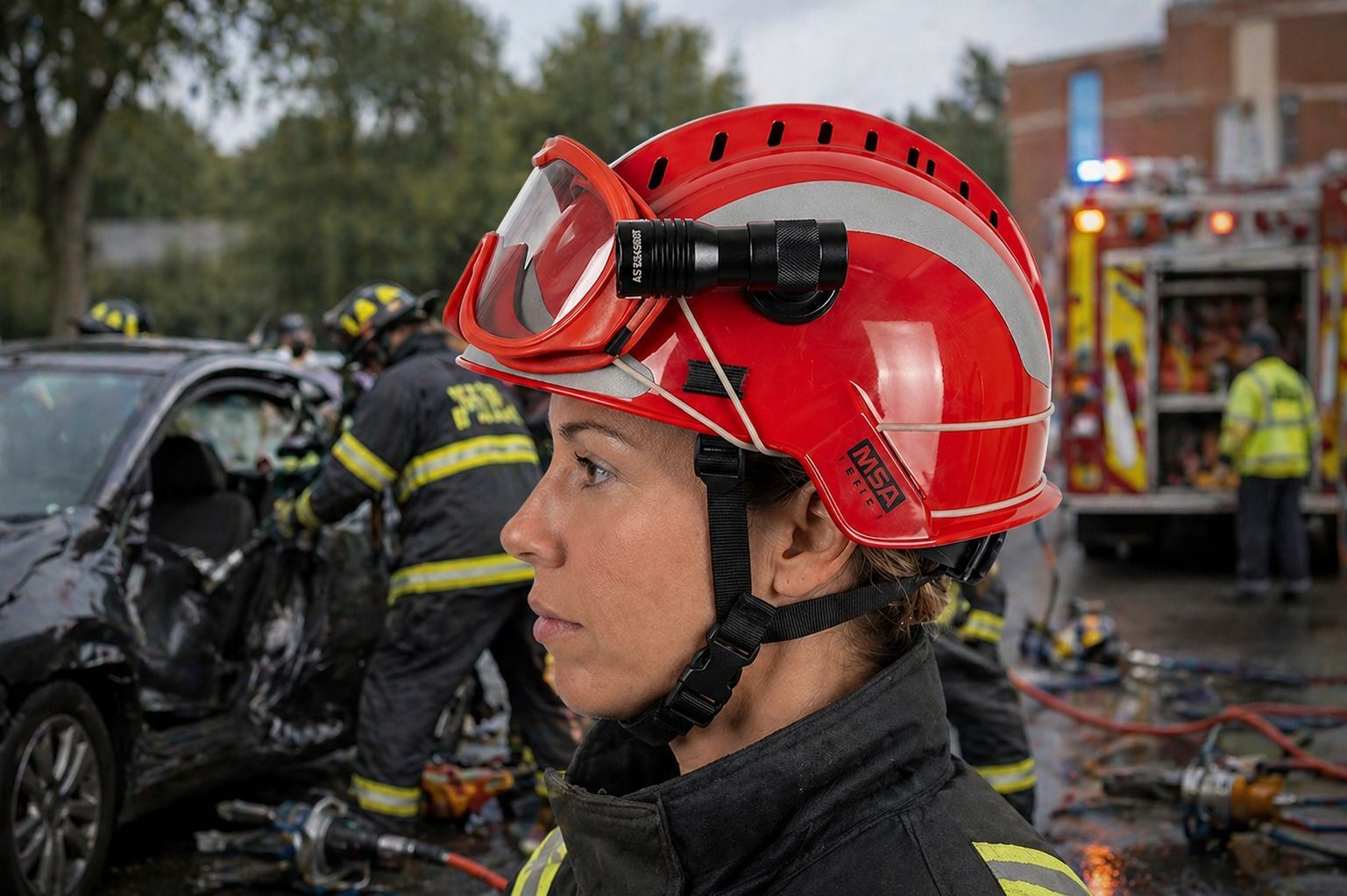 Linterna de casco ATEX AGW250C AGLOWLIGHT para rescate profesional