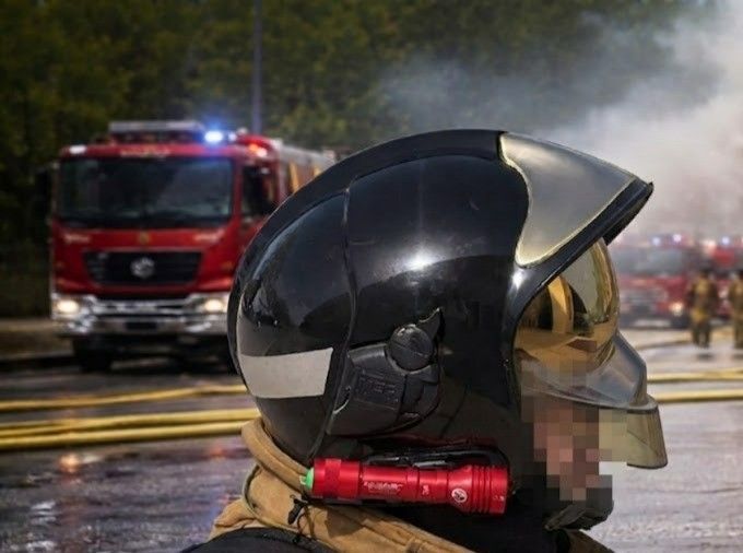 Linterna de casco ATEX AGW250C AGLOWLIGHT para rescate profesional