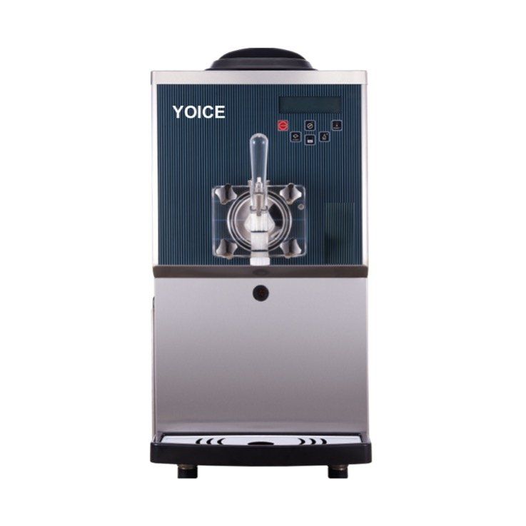 Softeismaschine mit Schwellpumpe