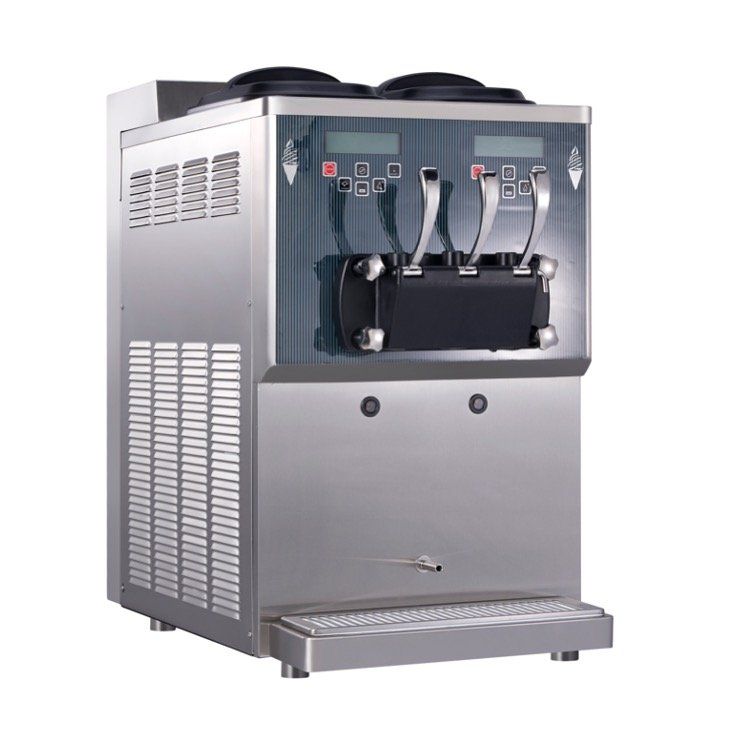 Softeismaschine für zwei Sorte