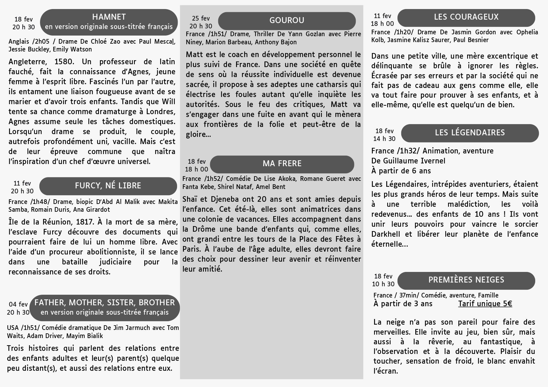 Programme février verso