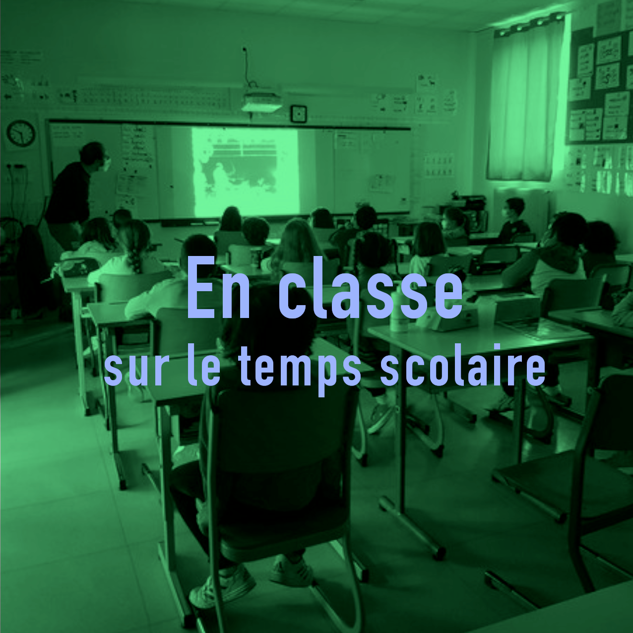 Bouton en classe sur le temps scolaire