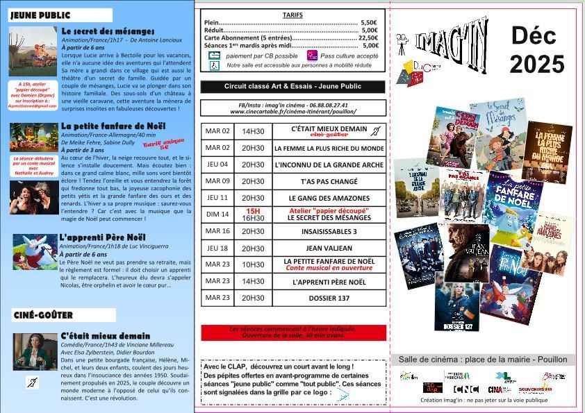 Programme recto décembre Pouillon