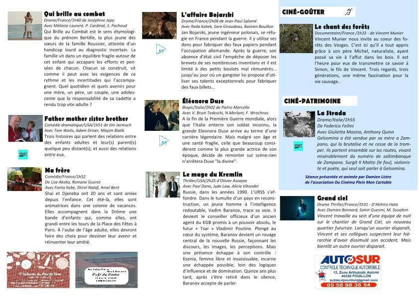 Programme verso févrierPouillon