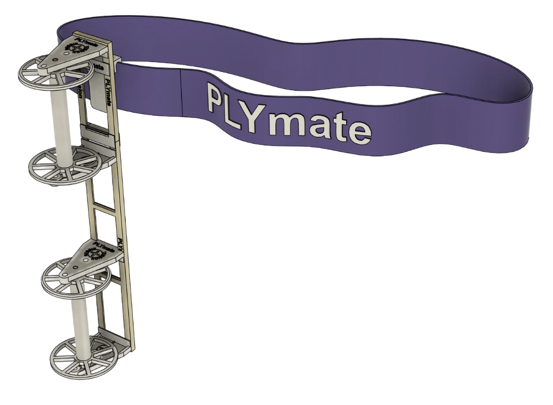 PLYmate assembly in vertical mode