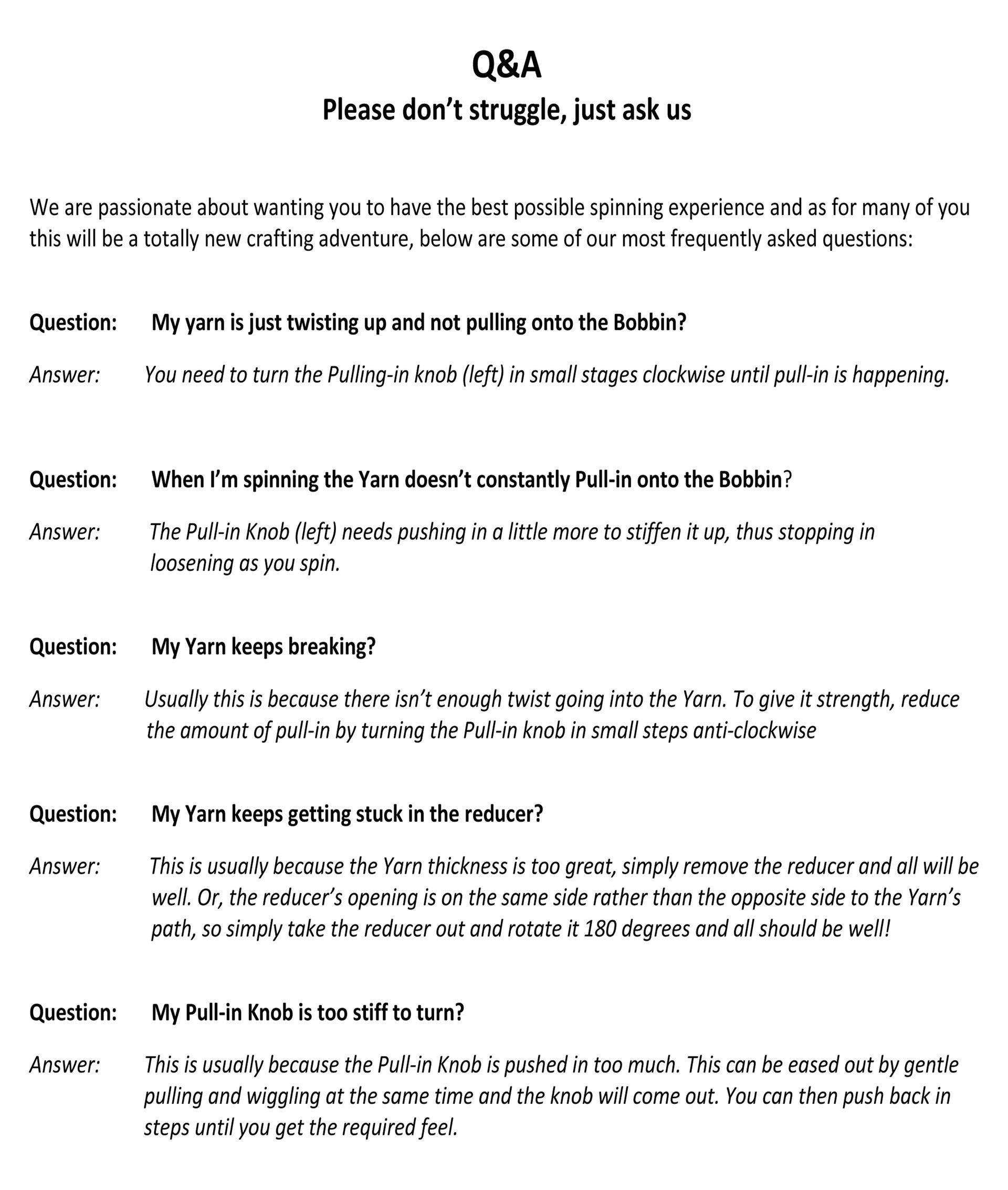 iSPIN Frequently asked questions