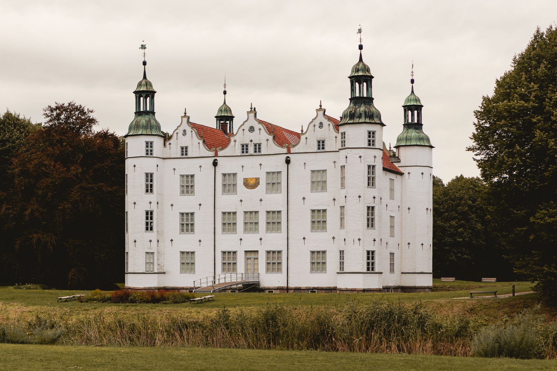 Schloss Ahrensburg Schlosspark Schlosswiese Schlossgarten