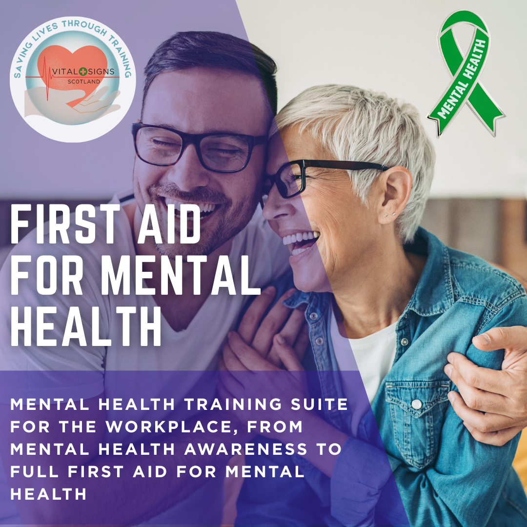 Workplace First Aid for Mental Health training in Scotland promoting awareness and supportive environments.