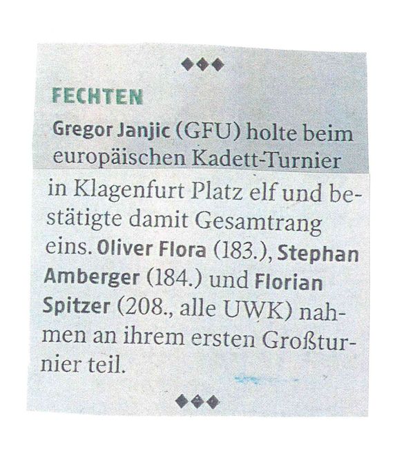 Gregor Janjic schafft Qualli für EM/WM 2010!