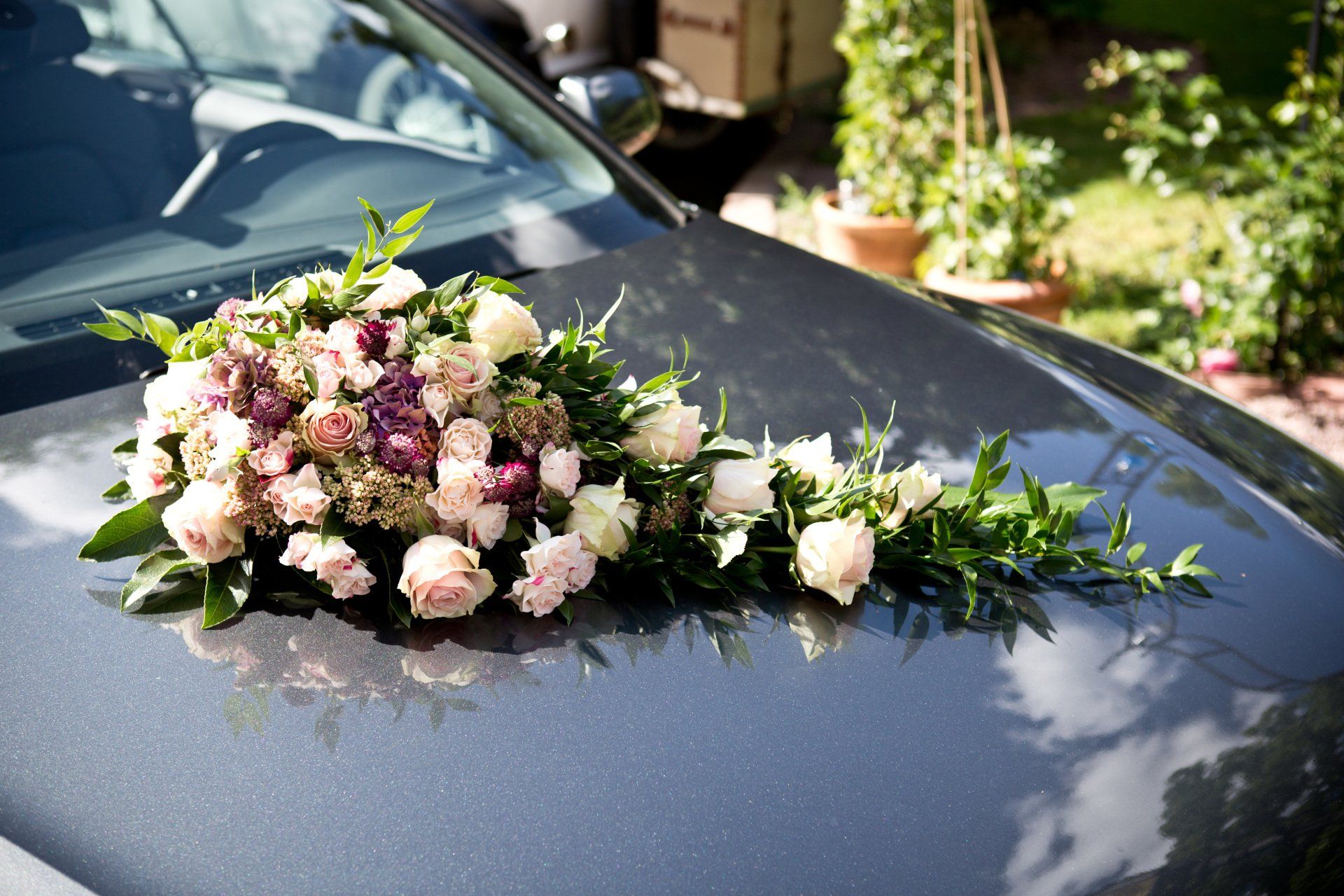 Autogesteck Hochzeit
