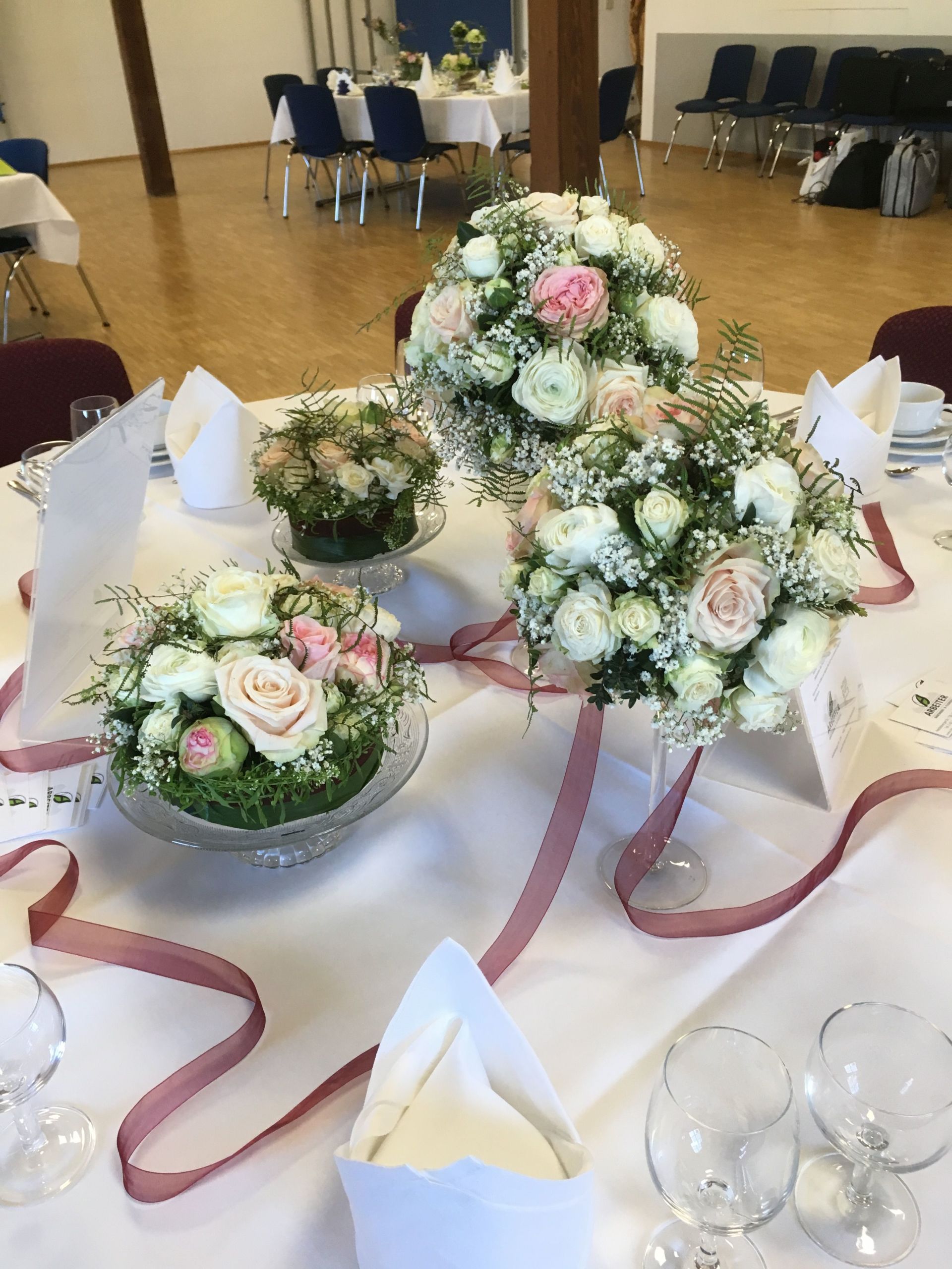 Tischdekoration Hochzeit