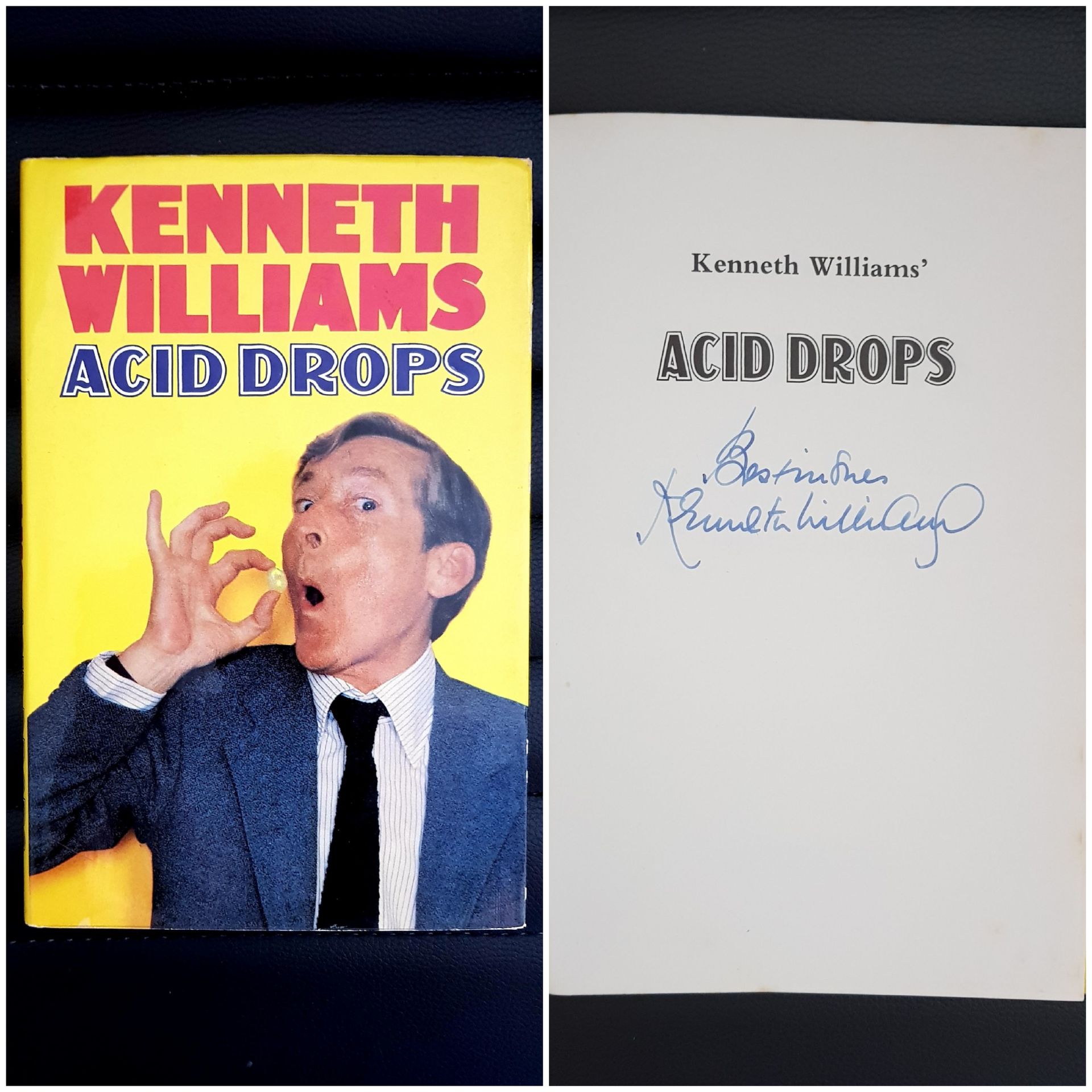 Kenneth Williams Acid Drops Signed