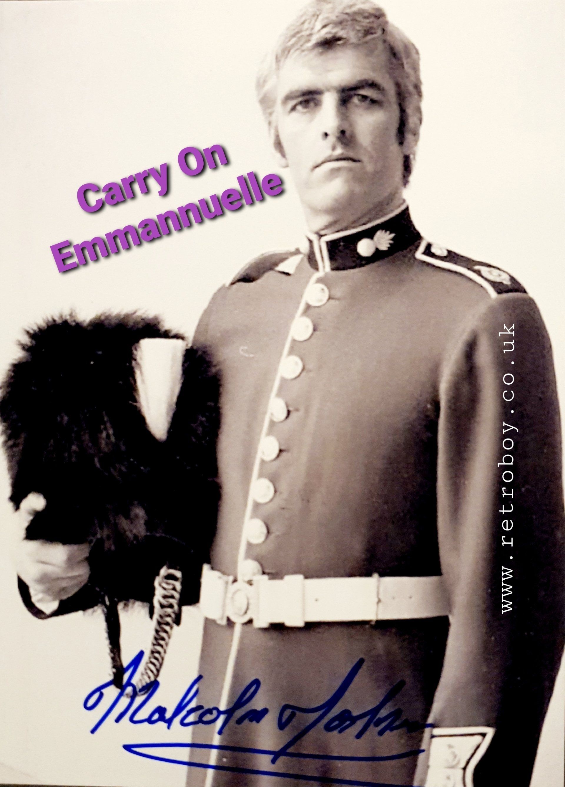 Malcolm Johns Carry On Emmannuelle signed