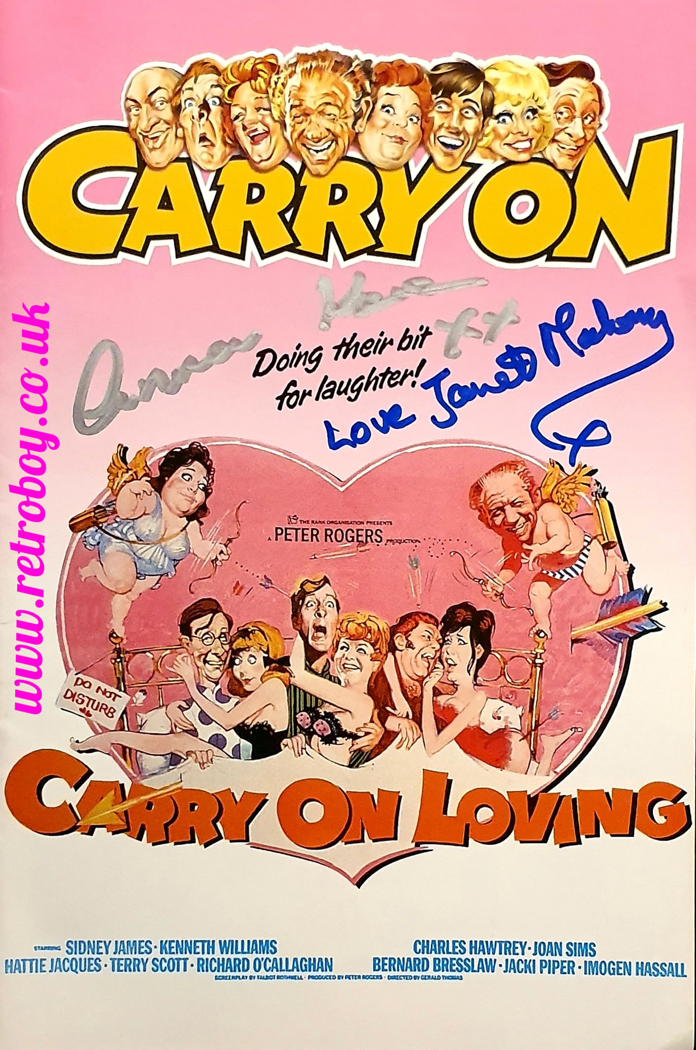 Carry On Loving Janet Mahoney Signed
