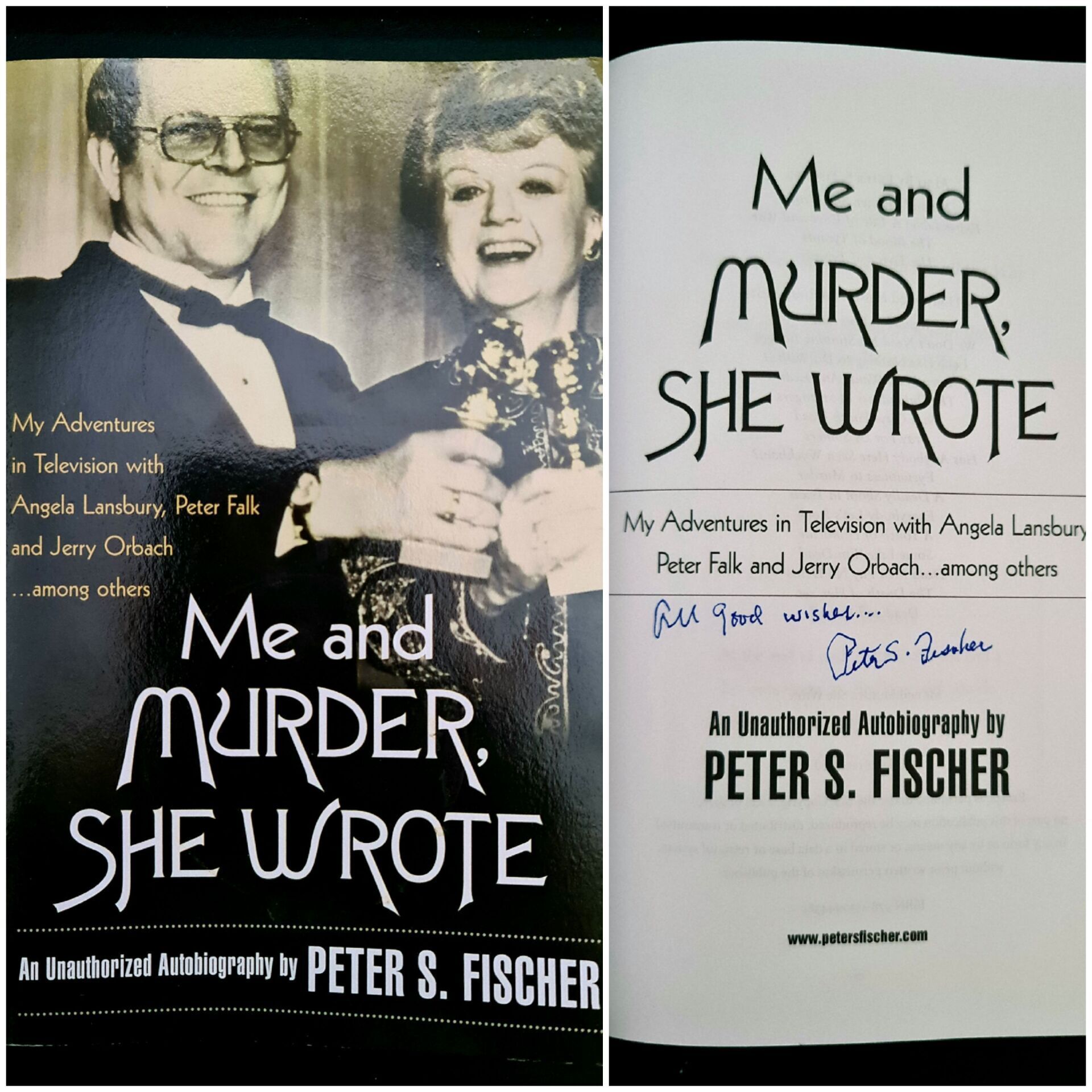 Peter S. Fischer signed autobiography