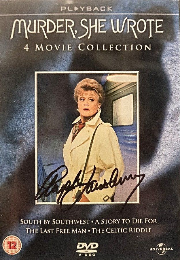 Angela Lansbury Signed Murder, She Wrote.